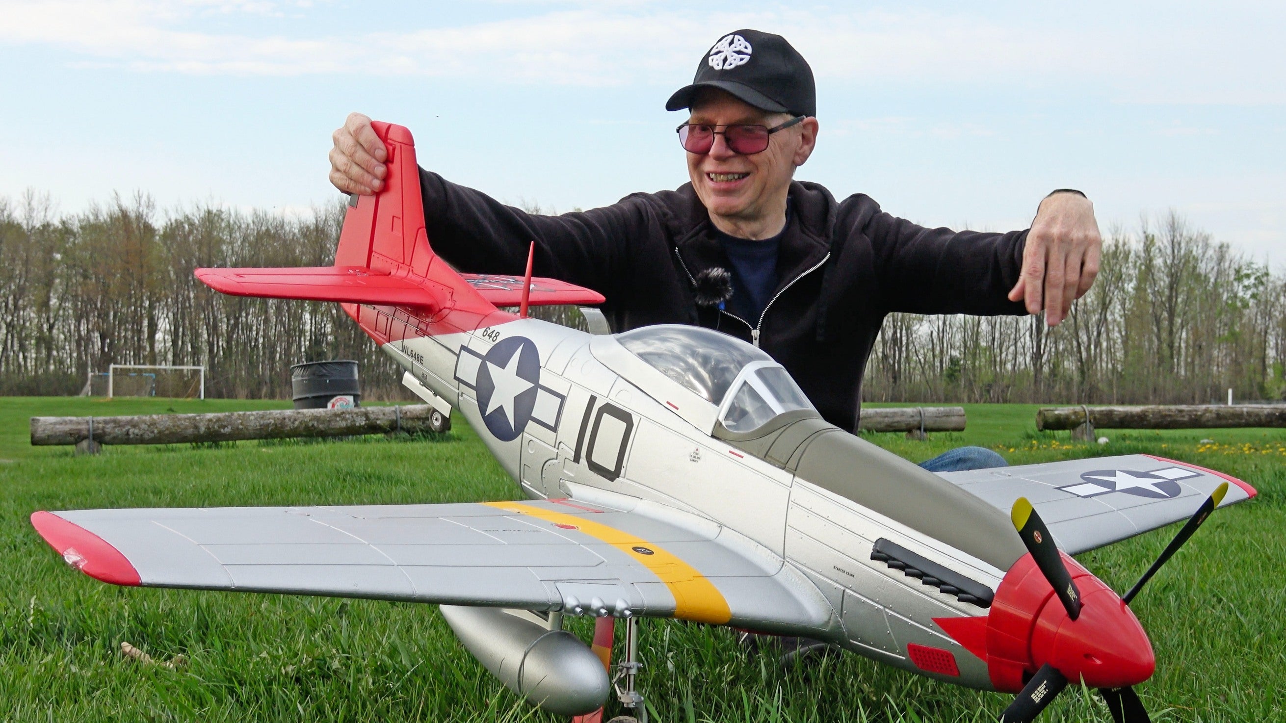 FMS 1450mm P-51D Red Tail V8 PNP