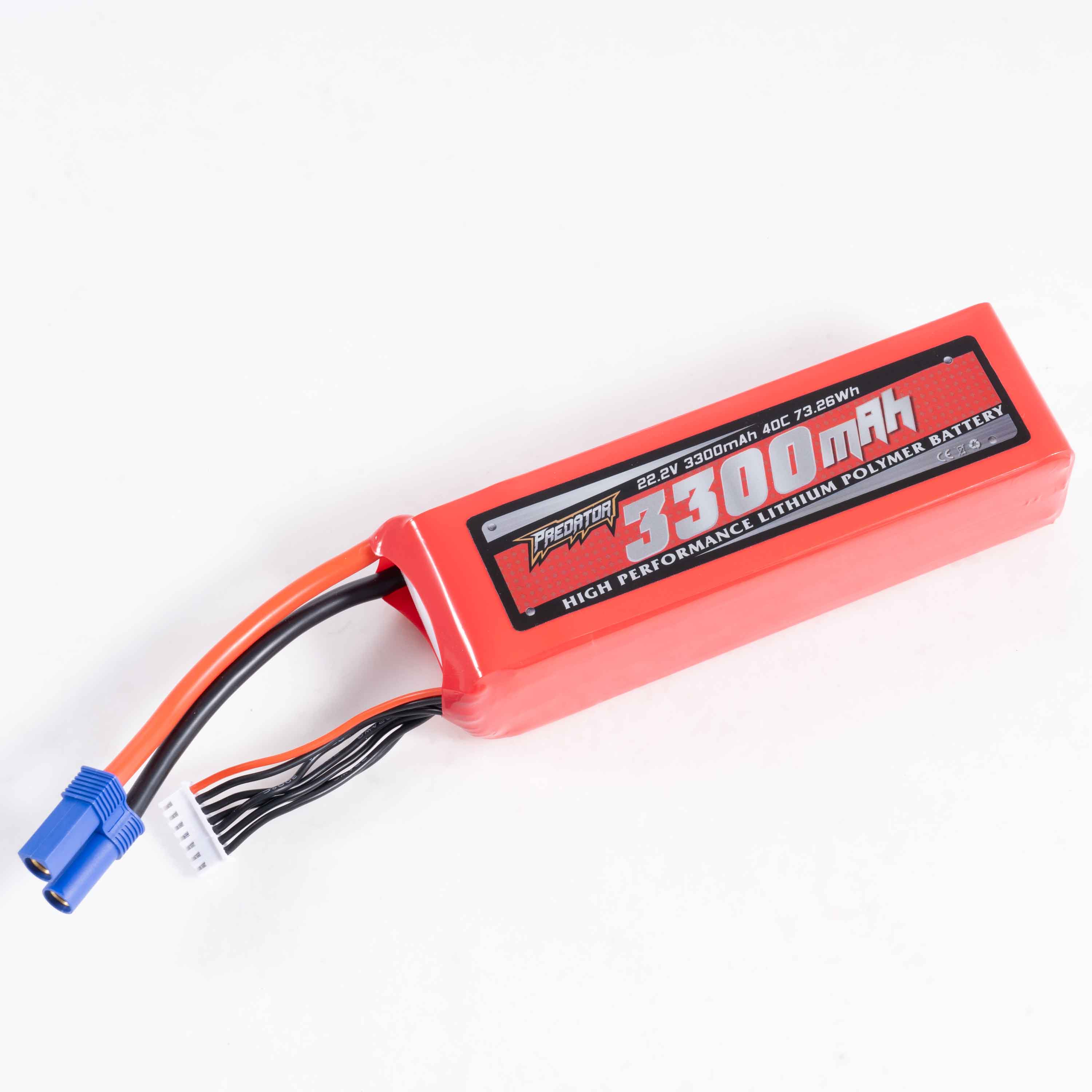 🎁 Battery 22.2V 3300mAh 40C EC5 Plug