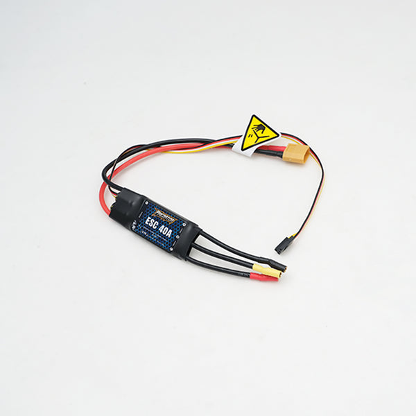 40A ESC for 64mm Rafale and J-10 with XT60 and input cable.
