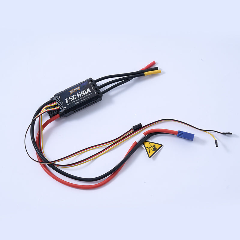 125A ESC with 300mm Input Cable 4.0mm Motor Connector EC5