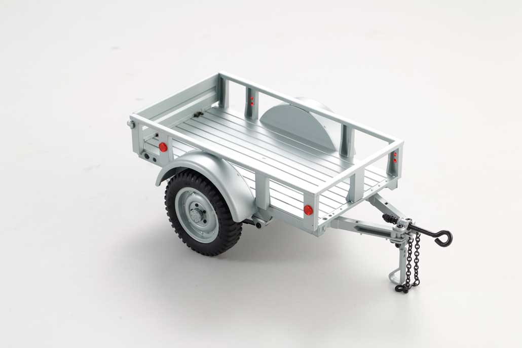 FCX18 utility trailer for RC models with realistic details and sturdy construction