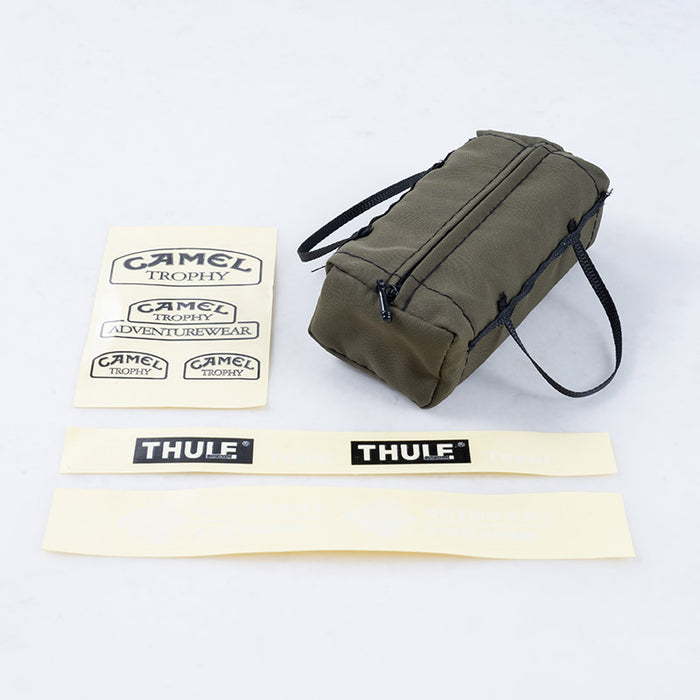 1:10 Luggage Bag (1 Bag Only) (Khaki/Yellow/Green)