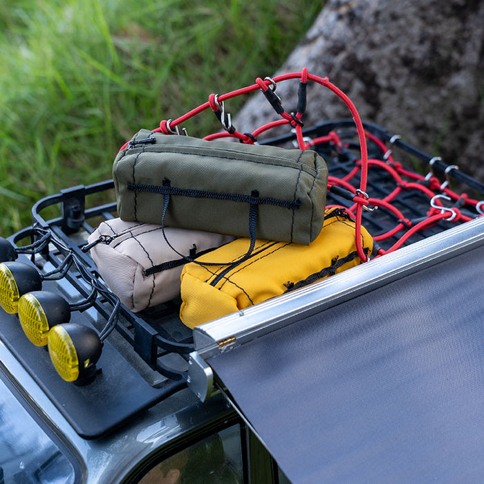 1:10 Luggage Bag (1 Bag Only) (Khaki/Yellow/Green)