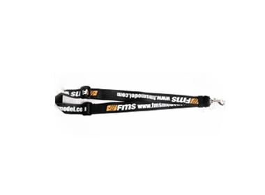 FMS customized lanyard with logo and website for RC transmitter