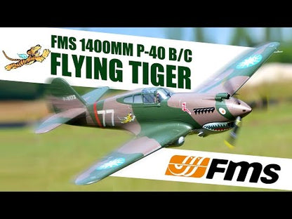 FMS 980mm (38.6") P-40B Flying Tiger Aircraft PNP (Discontinued)