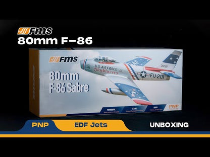 FMS EDF Jet 80mm F-86 Sabre PNP