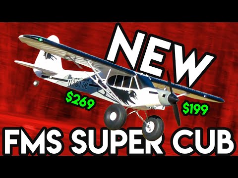 FMS 1300mm PA-18 Super Cub with Reflex V3, RTF / PNP
