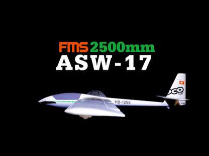 Planeador FMS 2500mm ASW-17 EP PNP