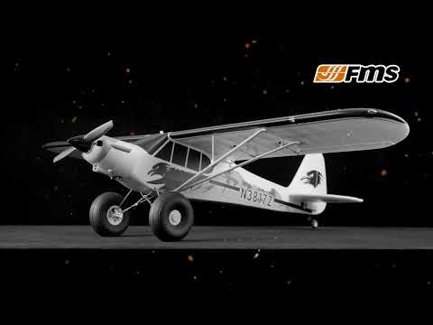 FMS 1300mm PA-18 Super Cub with Reflex V3, RTF / PNP
