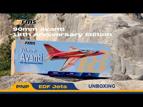 FMS EDF Jet 90mm Avanti PNP 18th Anniversary Edition