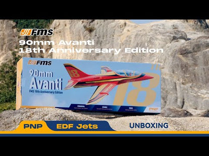 FMS 90mm Avanti PNP EDF Jet — 18th Anniversary Edition