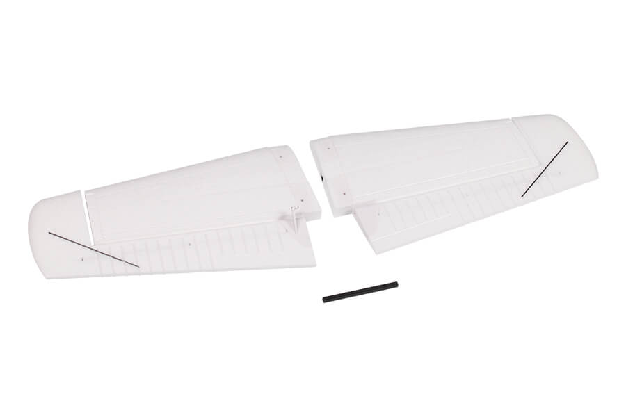 2000mm Beaver V2 RC airplane horizontal stabilizers with alignment pins.