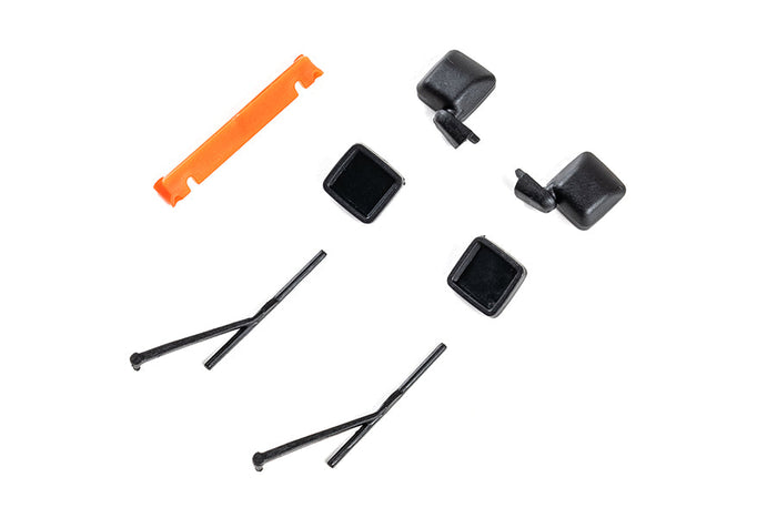 1:18 FIRE HORSE replacement rearview mirrors and wipers parts