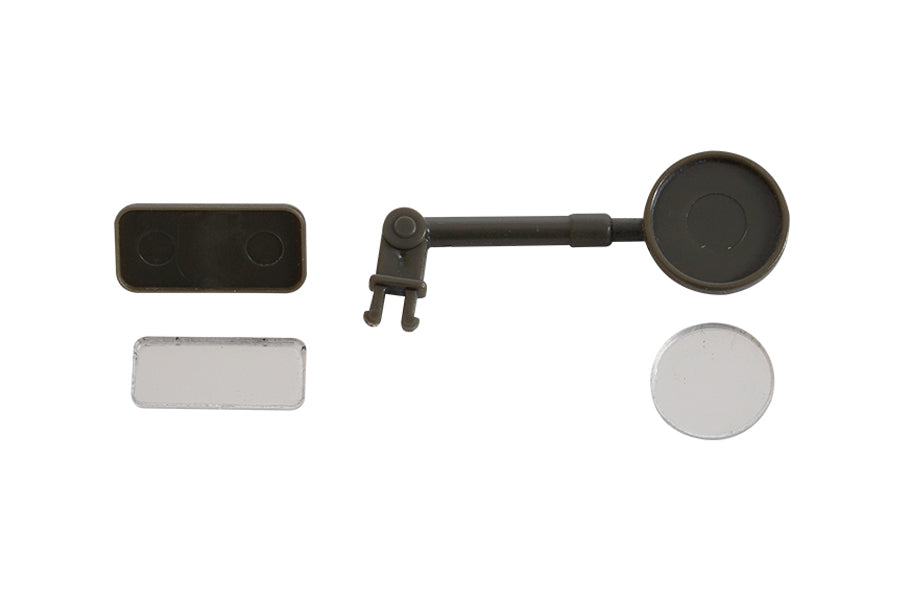 1:12 scale mirrors set for 1941 MB scaler model, including various shapes.