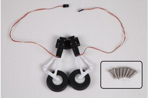 1100mm PC-21 main landing gear with servos and screws