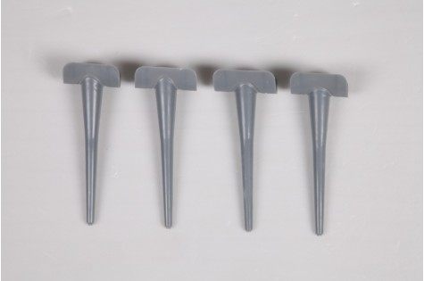 Gray model pins for securing RC airplane components