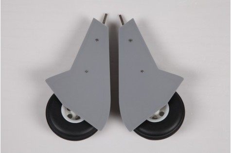 1100mm Typhoon main landing gear set with two wheels