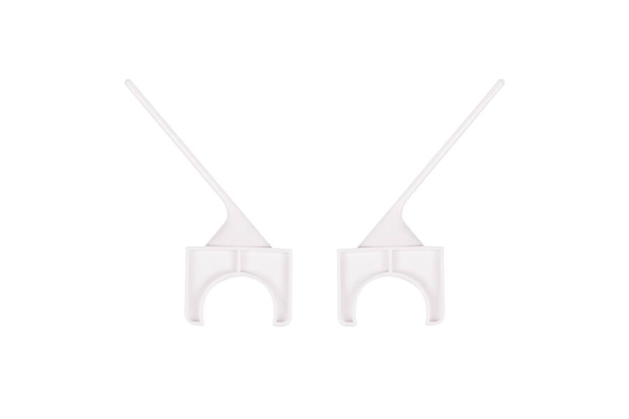 White antenna clips for remote control models