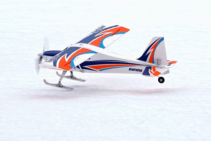 FMS 1400mm Kingfisher PNP w/Reflex V2, Wheels, Floats, Skis, Flaps