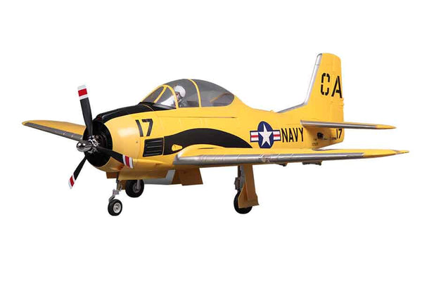FMS 1400mm T-28D V4 Yellow with Reflex V2, PNP (Only Shipped to Canada)
