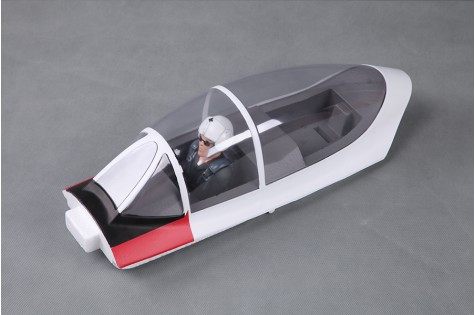 T-28D V4 Trojan cockpit model with pilot figure