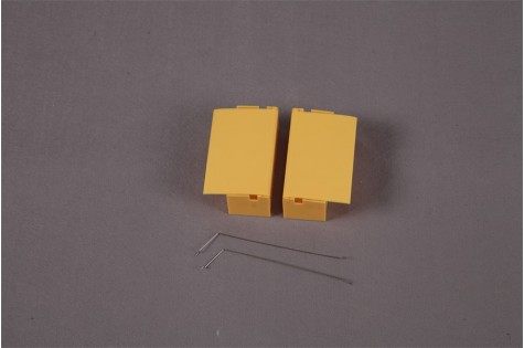 Yellow main landing gear cover set for 1400mm T-28D RC airplane