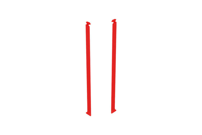 Red inclined struts for Pitts 1400mm V2 RC airplane