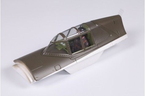 Cockpit model of 1500mm P-47 RC airplane with detailed interior
