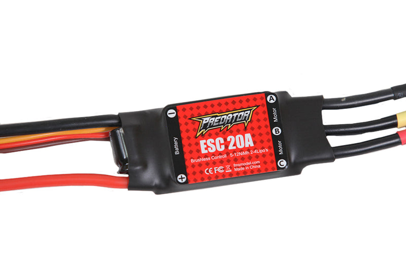 Common Parts - 20A ESC with 200 input cable JST