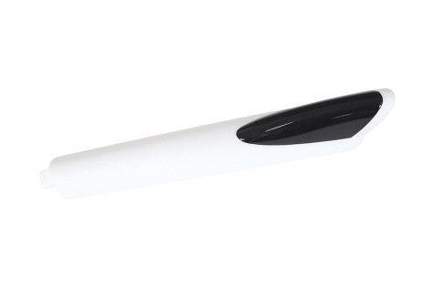 Sleek black and white writing pen for smooth writing experience