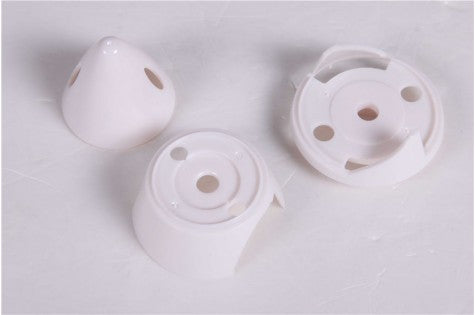 White spinner parts for 1020mm F3A RC airplane
