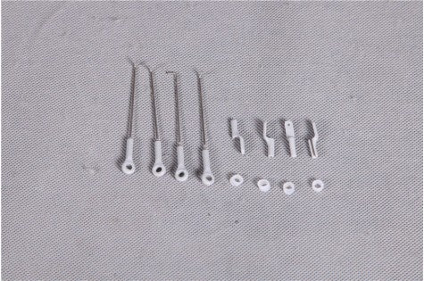 Set of linkage rods and connectors for RC models