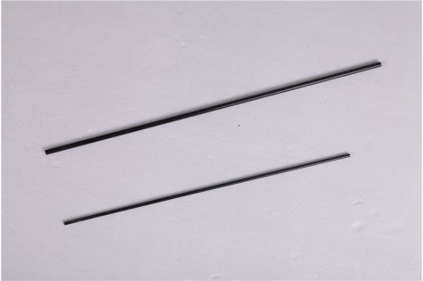 Black 1020mm F3A pipe rods for remote control model aircraft