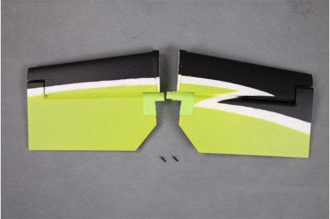 1100mm MXS green and black horizontal stabilizer with connection pins