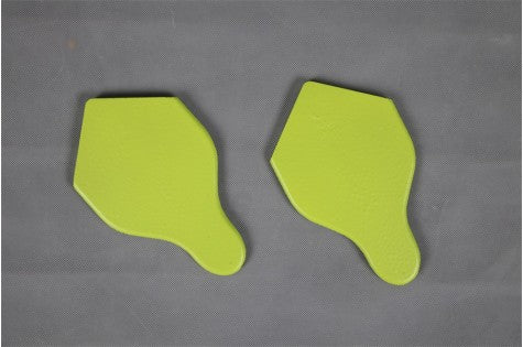 Green MXS Vortex Generator parts for improved RC airplane performance