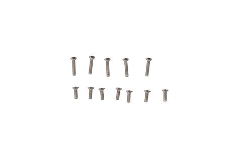 Set of 12 screws for assembling RC models