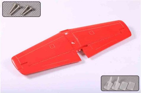 1400mm P-51D Red Tail horizontal stabilizer with screws