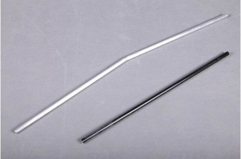 Silver bent rod and black straight rod for remote control models