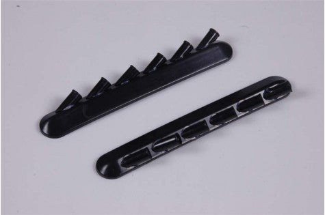 Black exhaust pipes for 1400mm P-51D Red Tail RC model