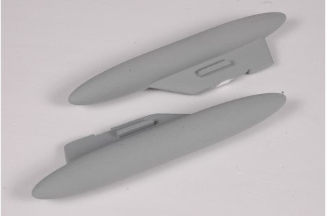 Gray missile and oil tank parts for 64mm F-15 V2 RC model