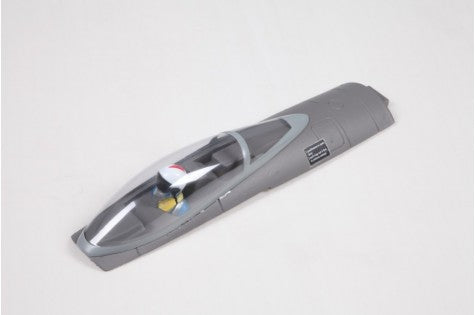 64mm F-16 V2 Canopy in grey with clear windshield