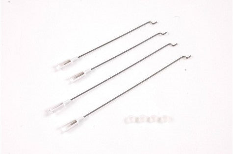 Linkage rods for RC models with connectors and hook design