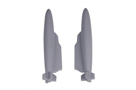 64mm F-18 V2 gray oil tanks for RC model