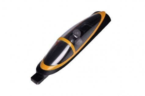 64mm F-18 V2 canopy in black and yellow design