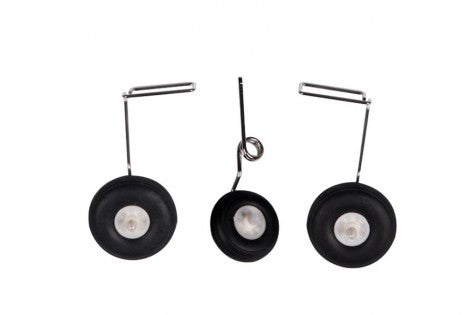 64mm F-18 V2 landing gear wheel set for RC airplane