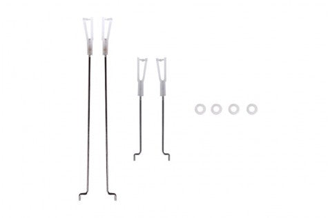 64mm F-18 V2 linkage rod set with washers for RC model assembly