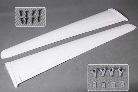 2300mm FOX RC airplane main wing set with attachment hardware.
