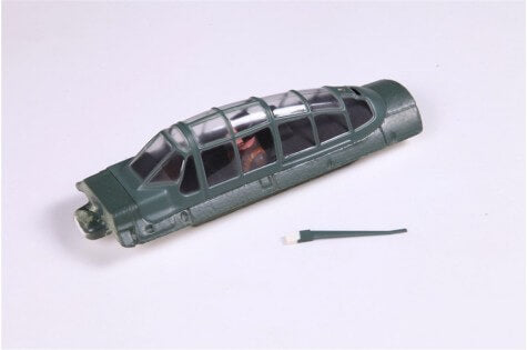 800mm Zero V2 Cockpit model with pilot figure and canopy detail