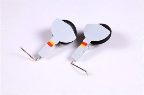 800mm Zero V2 main landing gear set with rubber wheels and metal struts