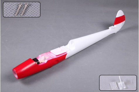 1500mm Moa fuselage in red and white with included screws